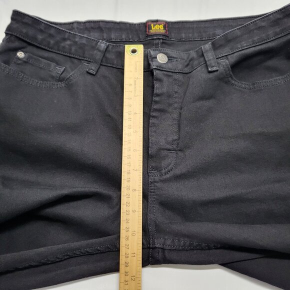 Lee Womens Jeans 14S Bootcut Premium Quality Smart Fit Black 35 X 29.5 - Picture 15 of 16